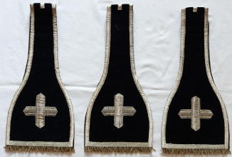 Black Roman High Mass Set of Vestments 8553